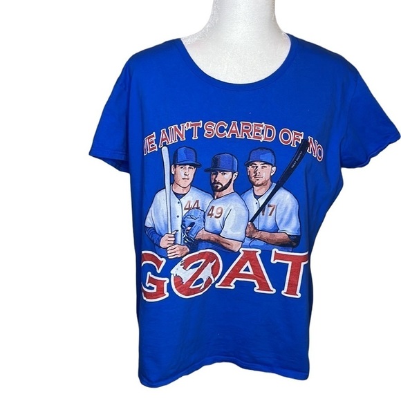 MLB Chicago Cubs 2016 world series “Goat” Tee Shirt - Picture 1 of 9